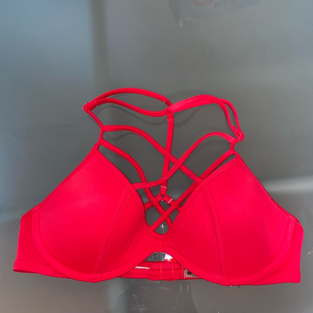 Pink Padded Bikini Top